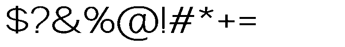 Nira Nara Extra Light Expanded Font OTHER CHARS