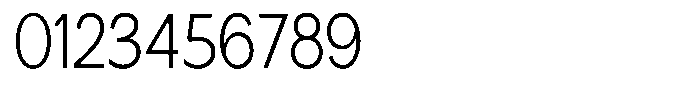 Nira Nara Extra Light Semi Condensed Font OTHER CHARS