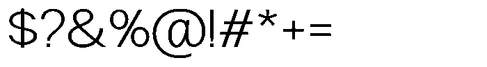 Nira Nara Extra Light Semi Expanded Font OTHER CHARS