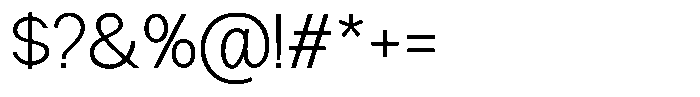 Nira Nara Extra Light Font OTHER CHARS