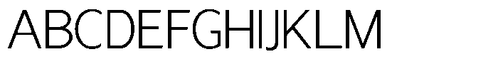Nira Nara Extra Light Font UPPERCASE