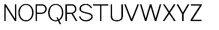 Nira Nara Extra Light Font UPPERCASE