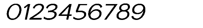 Nira Nara Light Expanded Slanted Font OTHER CHARS