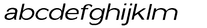 Nira Nara Light Expanded Slanted FONT