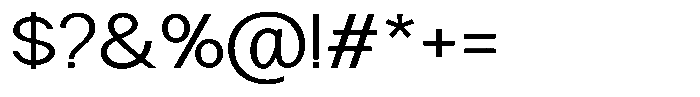 Nira Nara Light Semi Expanded Font OTHER CHARS