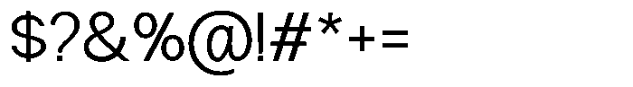 Nira Nara Light Font OTHER CHARS