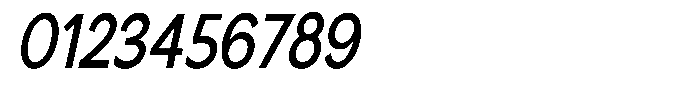 Nira Nara Medium Condensed Slanted Font OTHER CHARS