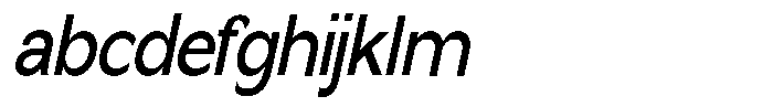 Nira Nara Medium Condensed Slanted FONT