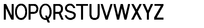 Nira Nara Medium Condensed Font UPPERCASE