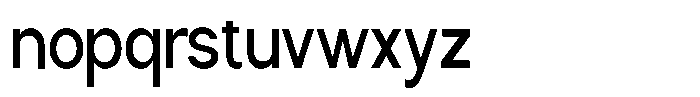Nira Nara Medium Condensed Font LOWERCASE