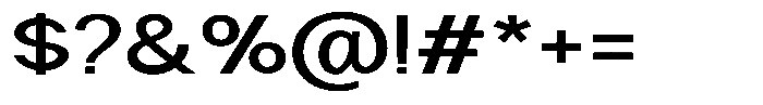 Nira Nara Medium Expanded Font OTHER CHARS