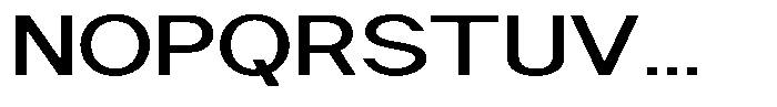 Nira Nara Medium Expanded Font UPPERCASE