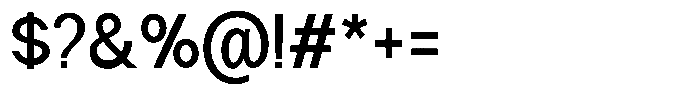 Nira Nara Medium Semi Condensed Font OTHER CHARS