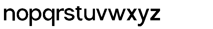 Nira Nara Medium Semi Condensed Font LOWERCASE