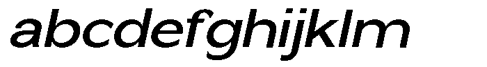 Nira Nara Medium Semi Expanded Slanted FONT