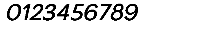 Nira Nara Medium Slanted Font OTHER CHARS