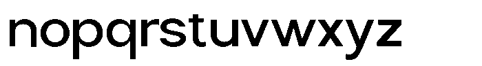 Nira Nara Medium Font LOWERCASE