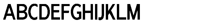 Nira Nara Semi Bold Condensed Font UPPERCASE