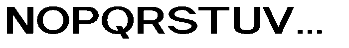 Nira Nara Semi Bold Expanded Font UPPERCASE