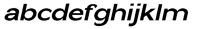 Nira Nara Semi Bold Semi Expanded Slanted FONT