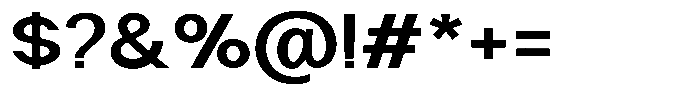 Nira Nara Semi Bold Semi Expanded Font OTHER CHARS