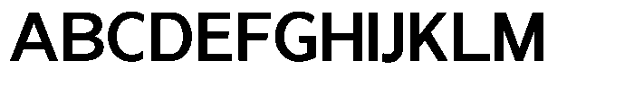 Nira Nara Semi Bold Font UPPERCASE