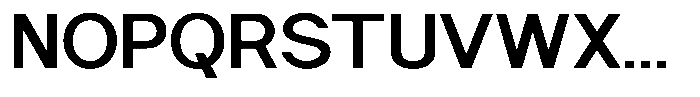 Nira Nara Semi Bold Font UPPERCASE
