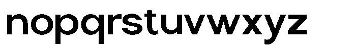 Nira Nara Semi Bold Font LOWERCASE
