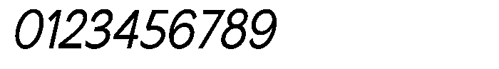 Nira Nara Semi Condensed Slanted Font OTHER CHARS