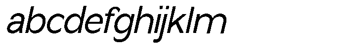 Nira Nara Semi Condensed Slanted FONT