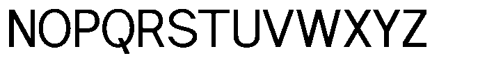 Nira Nara Semi Condensed Font UPPERCASE