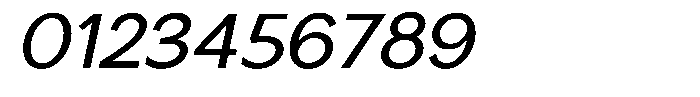 Nira Nara Semi Expanded Slanted Font OTHER CHARS