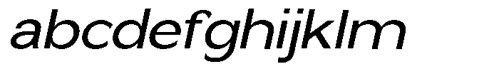 Nira Nara Semi Expanded Slanted FONT