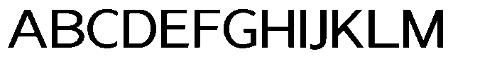 Nira Nara Semi Expanded Font UPPERCASE