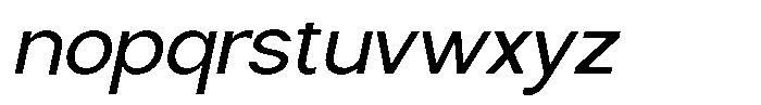 Nira Nara Slanted Font LOWERCASE