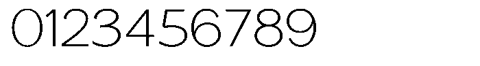 Nira Nara Thin Expanded Font OTHER CHARS