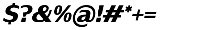 Nirand Extra Bold Italic Font OTHER CHARS