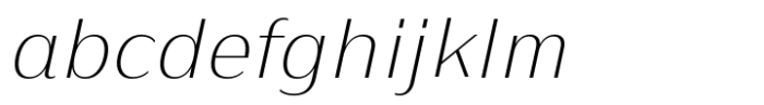 Nirand Extra Light Italic FONT