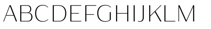 Nirand Extra Light Font UPPERCASE