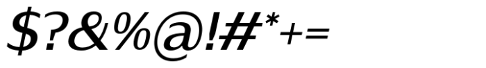 Nirand Medium Italic Font OTHER CHARS