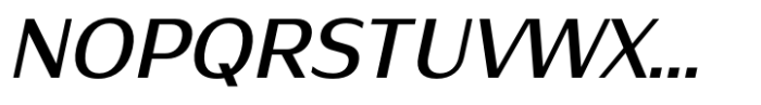 Nirand Medium Italic Font UPPERCASE