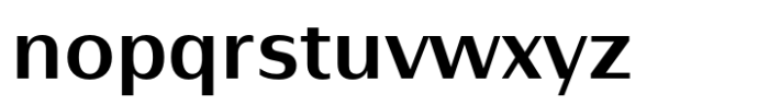 Nirand Semi Bold Font LOWERCASE