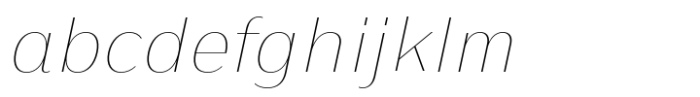 Nirand Thin Italic FONT
