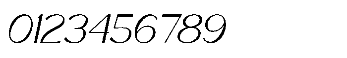 Niravaka Italic Font OTHER CHARS