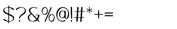Niravaka Regular Font OTHER CHARS