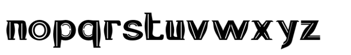 Nitave Font LOWERCASE