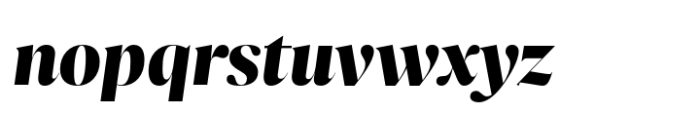 Nitida Big Black Italic Font LOWERCASE