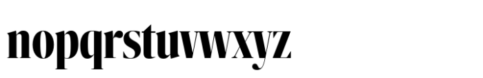 Nitida Big Condensed Bold Font LOWERCASE