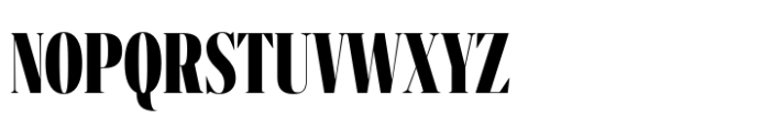 Nitida Big Condensed Extra Bold Font UPPERCASE