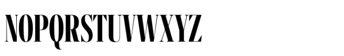 Nitida Big Condensed Semi Bold Font UPPERCASE